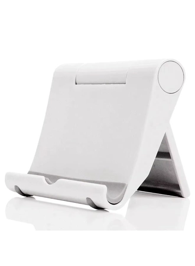 MTL Foldable Desktop Phone & Tablet Stand with Multi-Angle Rotation for Office, Home & Live Streaming - Image 1